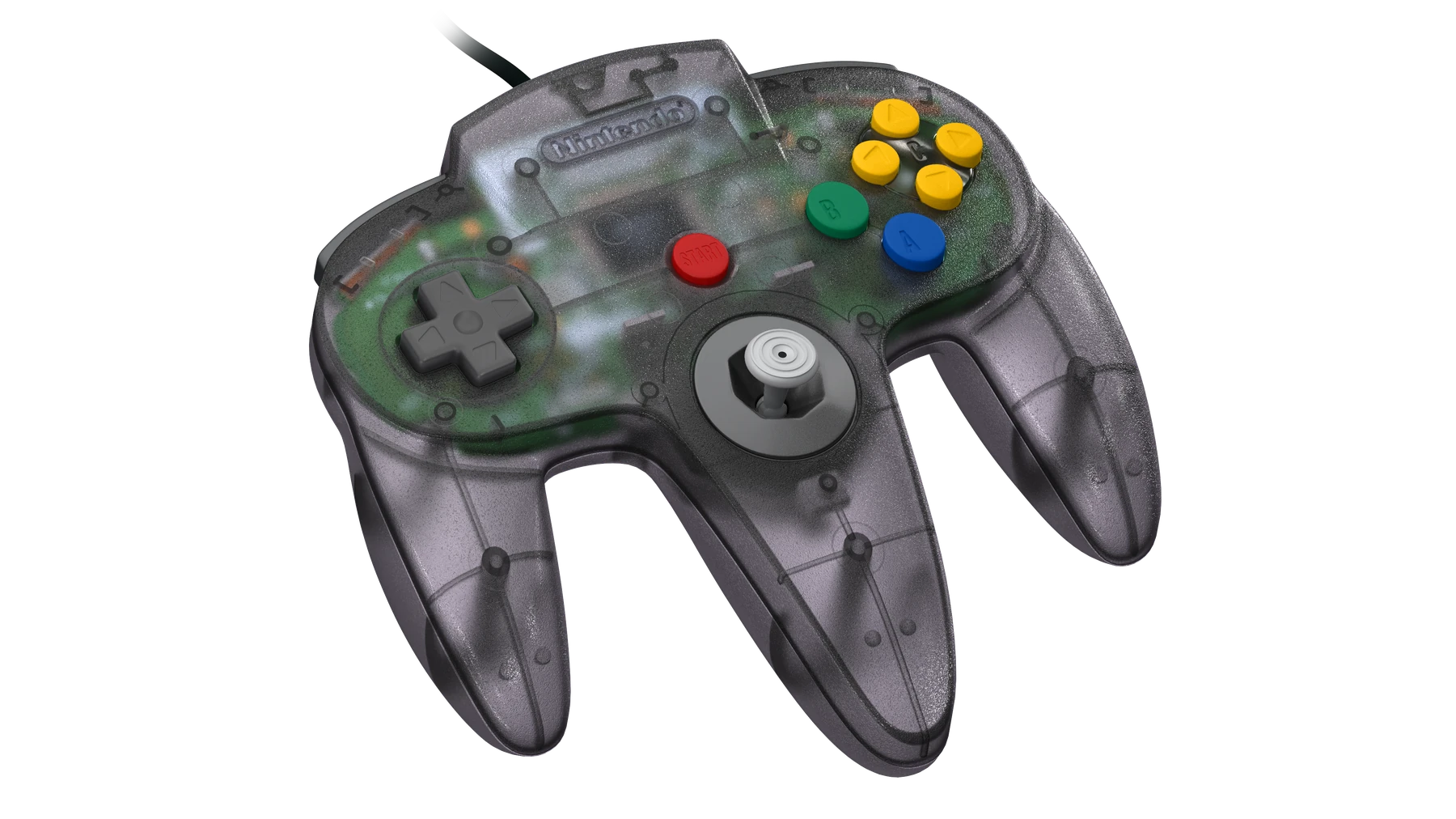 Nintendo 64 Smoke Black controller recreation